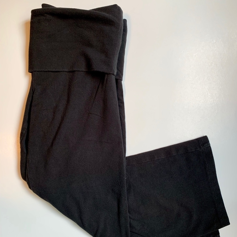 PINK Cropped Yoga Pants (Cotton)